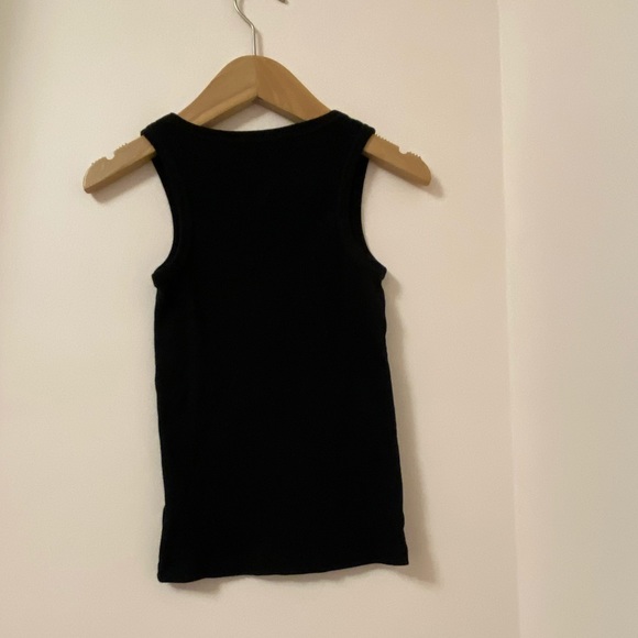 Wonder Nation razor tank top.Size:7/8 girls black - Picture 2 of 4